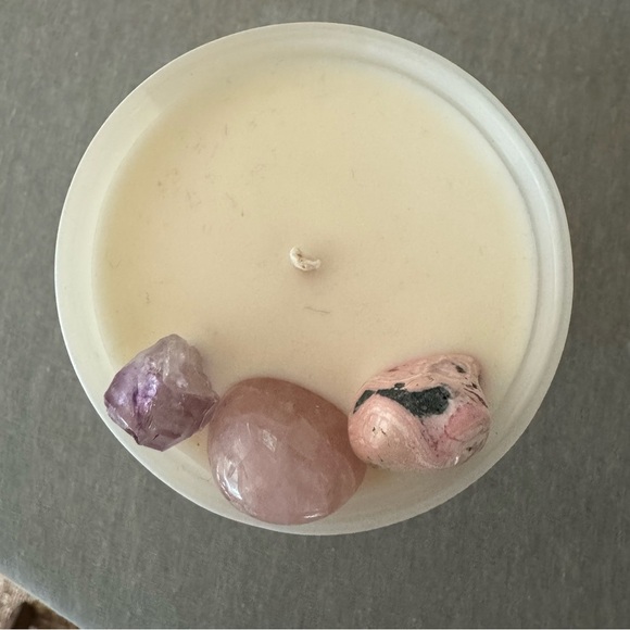 NWT OULA CRYSTAL CO 100% Soy Wax Candle Sparkle Effect Self Love - Picture 11 of 16